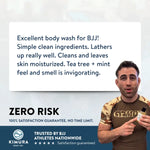 body wash for BJJ athletes, with the Kimura Soap Co.