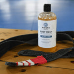 Bottle of Kimura Soap Co. body wash for BJJ athletes 16oz