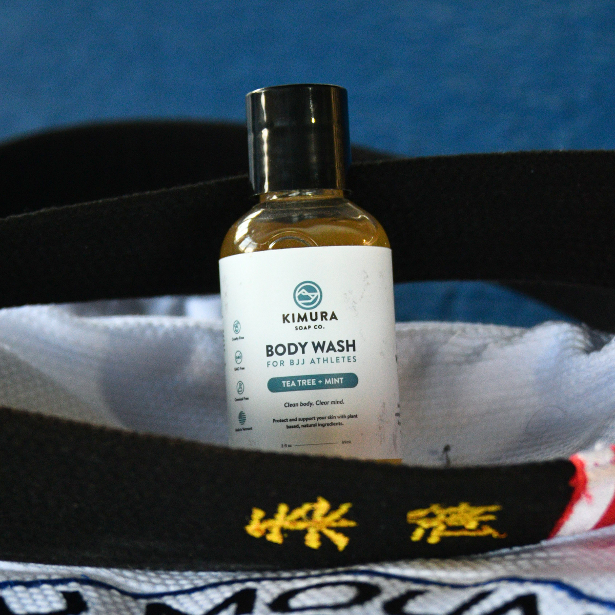 Bottle of Kimura Soap Co. body wash 3oz