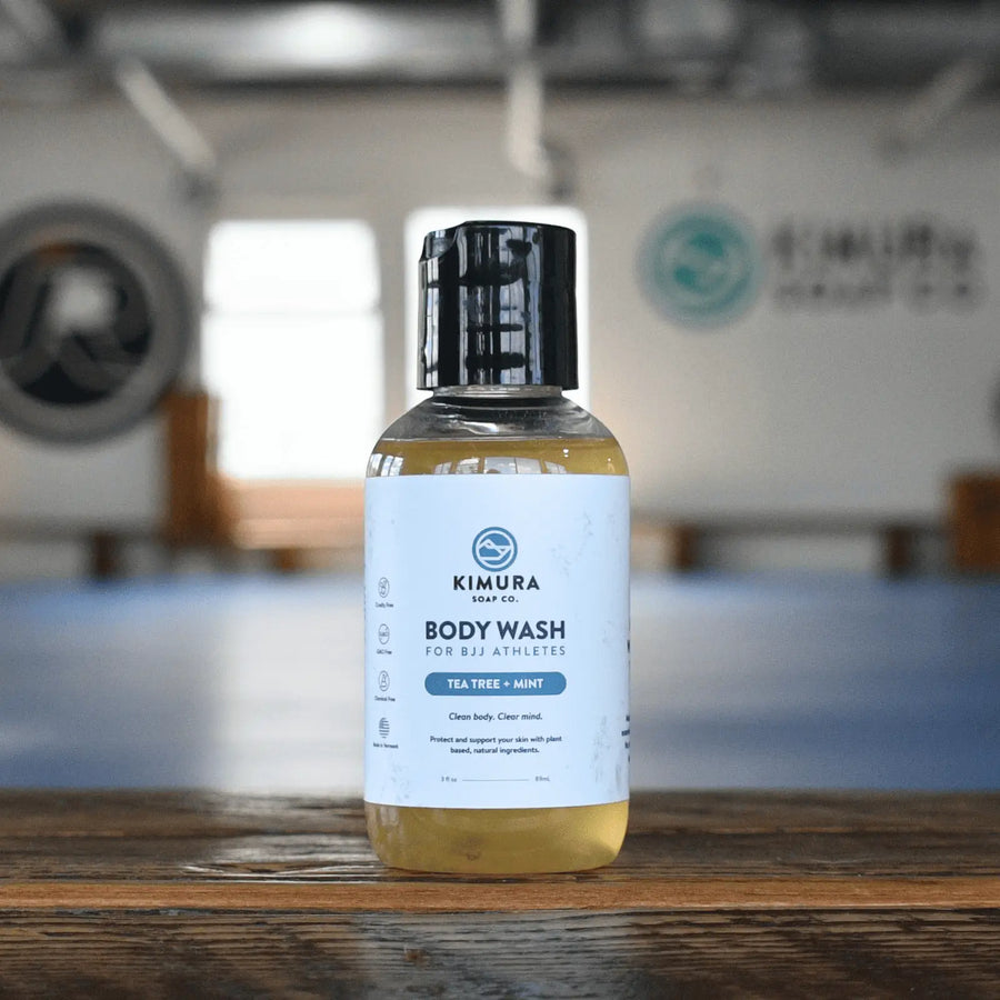 Bottle of Kimura Soap Co. body wash 3oz